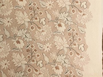 Beige Blomster Quilt